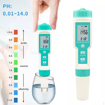 Цифровой измеритель TDS Профессиональный гидропоника PH TEMP ORP тестер воды Ручка Высокая точность для