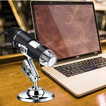 Цифровой USB-микроскоп, камера с 1000-кратным увеличением, 8 светодиодов, подставка, совместимая с Android 1000X