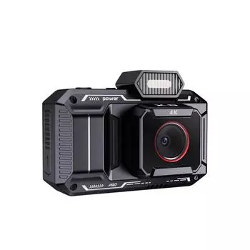 Цифровые камеры 4K для фотосъемки с сумкой для хранения, винтажная видеокамера 48MP для видеоблогов с чёрный