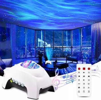 CIMELR Планетарий Домашний Galaxy Light Проектор Звездный Свет 14 Режимов Освещения Проекционный Свет Звездного Неба с Дистанционным Управлением Функция Таймера Белого Шума