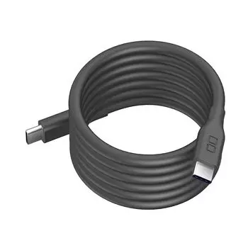 CIO мягкий спиральный силиконовый кабель CtoC (Тип-C/USB-C) быстрая зарядка магнит магнитная адсорбция зарядный кабель PD 240 Вт передача данных 480 Мбит/с память формы