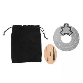 Circle of Fifths Wheel Music Theory Disc Accessories Melody Tool Metal for Guitar Bass Piano серый