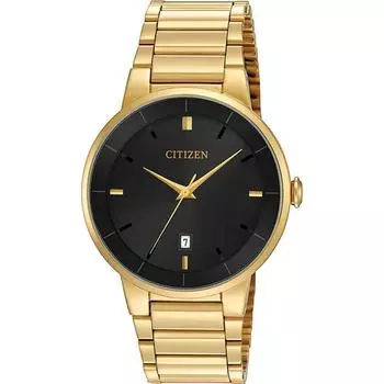 Citizen CITIZEN BLACK GOLD STAINLESS STEEL OVERSEAS MODEL MENS МУЖСКИЕ ЧАСЫ BI5012 53E [Параллельный импортный продукт]