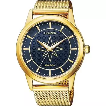 Citizen [Citizen] Часы Captain Marvel Модель с оригинальной коробкой FE7062 51W Мужские золотые