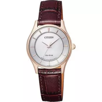 Citizen [Citizen] Часы Citizen Collection Eco Drive Pair Модель женские EM0402 05A коричневые