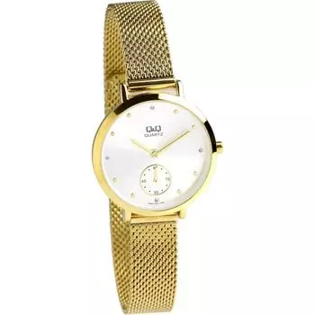 Citizen [Citizen QQ] Женские часы с сетчатым ремешком, кварцевый камень, золото QA97J001Y [Параллельный импортный продукт]