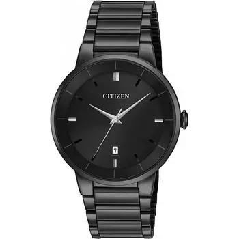 [Citizen] Citizen Watch Quartz Black Watch w Date BI5017 50E Men s [Parallel Imported Product]