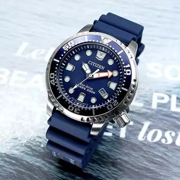 Citizen Promaster Diver Eco-Drive Sporty синие уретановые спортивные часы