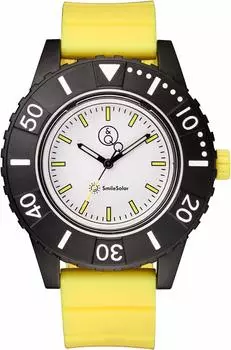 [Citizen Q&Q] Часы Analog Smile Solar Divers Водонепроницаемый уретановый ремень RP30-006 Мужские желтые жёлтый