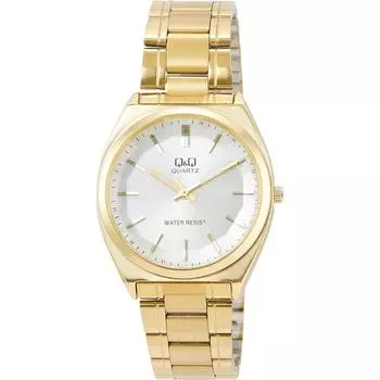 [Citizen QA] QB78 001 аналоговые водонепроницаемые часы с металлическим ремешком мужские серебряные серебряные золотые