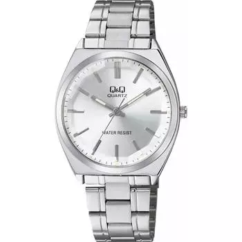 [Citizen QA] QB78 201 аналоговые водонепроницаемые часы с металлическим ремешком мужские серебристые