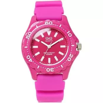 [Citizen QQ] Часы CITIZEN QQ с уретановым ремешком, цветные часы VR25 003, розовые, белые [Параллельный импортный продукт]