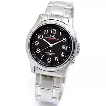 CITIZEN QQ [Citizen QQ] Часы радиоуправляемые часы солнечные радиоволны Solar QQ HG00 801 черный
