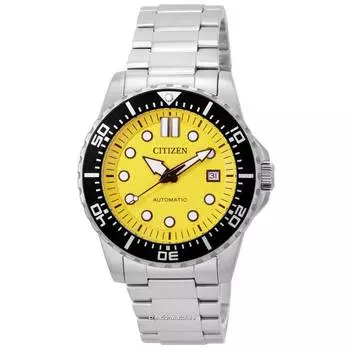 Citizen Urban Mechanical Yellow Dial Automatic NJ0170-83Z 100M Мужские часы
