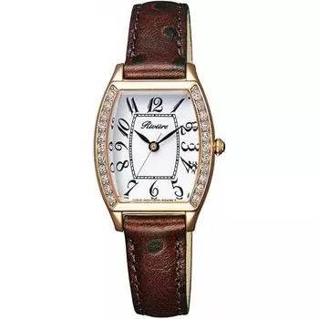 [Citizen] Водонепроницаемые наручные часы Solartech Crystal KH9 132 10 женские коричневые