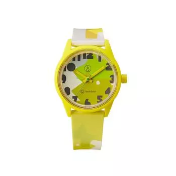 [Citizen Watch] Cue and Cue Smile Дизайнер текстиля на солнечных батареях [Масару Сузуки] Коллаборационная модель Солнечный аналоговый водонепроницаемый уретановый ремень 10 АТМ