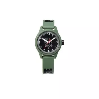 [Citizen Watch] Cue and Cue Smile Solar THE PARK SHOP Collaboration Model Solar Analog 10 ATM Water Resistant Urethane Belt R03A-510VK Boys Green