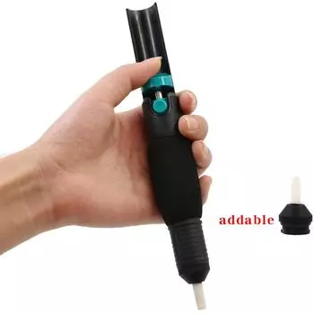 CJ-366D мощный двухкольцевой нескользящий ручной присос для пайки, ручной паяльный насос для печатных плат