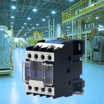 CJX2-1210 Контактор переменного тока Огнестойкий стабильный 3-полюсный электромагнитный переключатель Реле переменного тока для линейного подключения