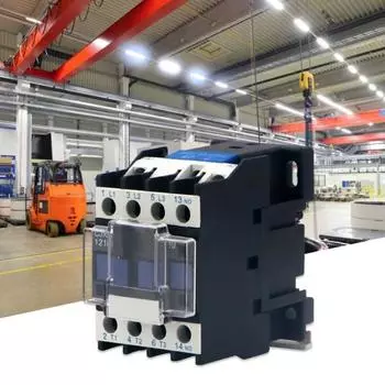 CJX2-1210 Контактор переменного тока Огнестойкий стабильный 3-полюсный электромагнитный переключатель Реле переменного тока