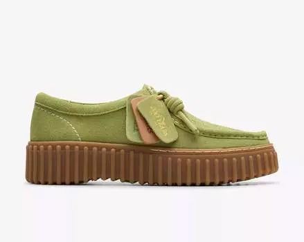 Clarks Torhill Bee Apple Suede 38 армия зеленый