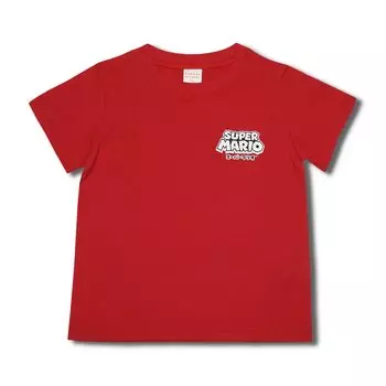 Classic sr8823jk Summer Super Mario Short Sleeve Super Mario Boys Red [Bandai] T-Shirt красный