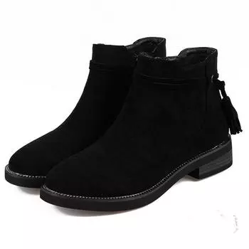 Classic Winter Boots Suede Ankle Snow Boots Warm Female Fashion Women Shoes New Arrival Plush Insole Snow Botas jm69 12 коричневый