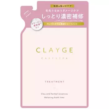 CLAYGE Treatment M Moist White Jasmine Musk Scent Refill 400 мл Single Refill & (x1)