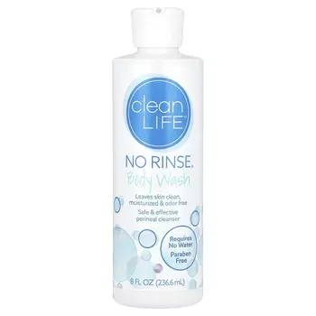 CleanLife, гель для душа No Rinse®, 8 жидких унций (236,6 мл)