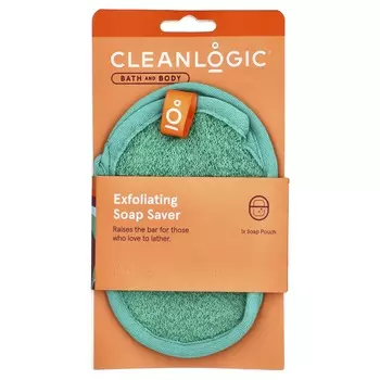 CleanLogic, Bath & Body, отшелушивающее мыло-контейнер, 1 шт.