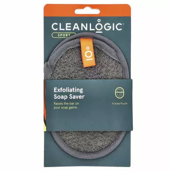 CleanLogic, Sport, отшелушивающее мыло-контейнер, 1 шт.