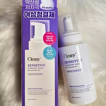 CLEANY чувствительное женское мыло 290 мл, Гипоаллергенное, Kbeauty, корейская косметика, пробник