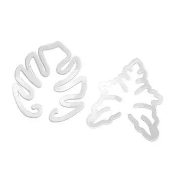 Clear Acrylic Monstera Plant Support Plant Support Stakes for Indoor Gardening