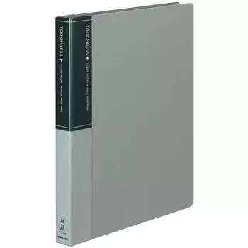 Clear Book Toughness Replacement Type A4 Vertical 30 Holes 23 Sheets Gray La-F730M