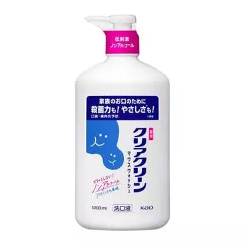 Clear Clean Dental Rinse Soft Mint Medicated Mouthwash Non-Alcoholic Type 1000ml