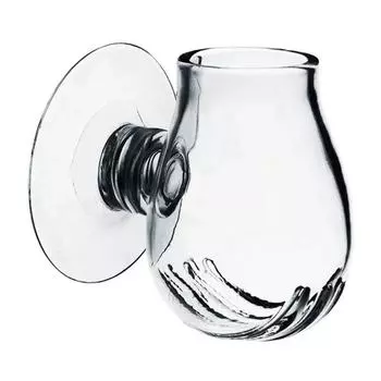 Clear Fish Tank Feeder Creative Red Worm Feeding Bowl Feed Tool Feeding Cup Eggs 4CM