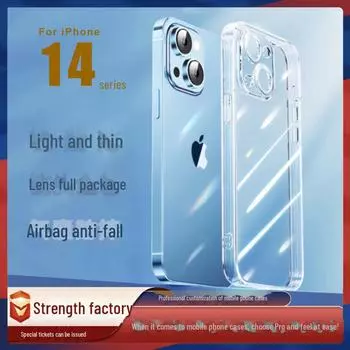 Clear TPU Soft Shell Phone Case for Apple iPhone 12 Pro Max, with Fine Holes Make-to-order-1K+
