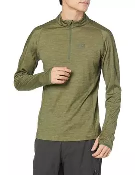 Climbing Cut and Sew Caster Wool II Zip Long Sleeve MIV01978 Olive L [Millet] Мужская оливковый