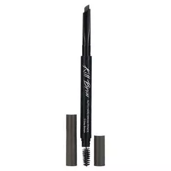 Clio, Kill Brow, твердый карандаш для бровей Out, 05 серо-коричневый, 0,31 г (0,01 унции)