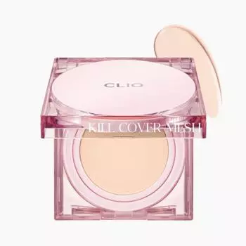 Clio Kill Cover Mesh Glow Cushion with Refill SPF 50+ PA++++ (3 Colors) 15g*2EA 02 LINGERIE