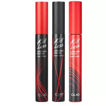 Clio Тушь для ресниц Kill Lash Superproof 7 г, оттенок 03 Smooth Volume, 2 шт.