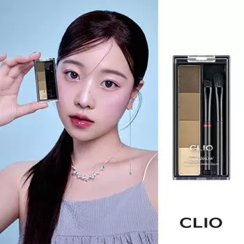 Clio Killbrow Shaping Powder Brow, 02 Ash Cool Brown, 1 piece