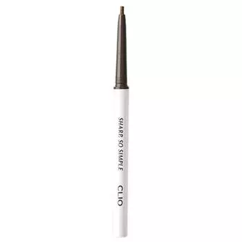 Clio Водостойкий карандаш-лайнер Sharp So Simple 0,14 г, темно-коричневый, 2 шт.