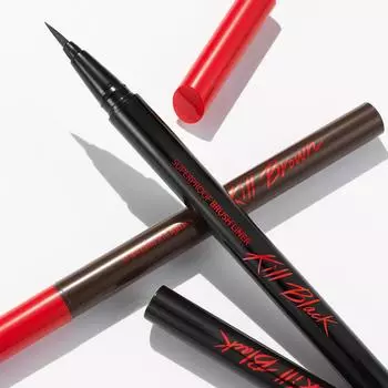 Clio Superproof Brush Liner, 01 Kill Black, 1 unit