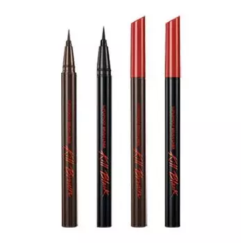 Clio Superproof Brush Liner 0,55 мл - 2 цвета чёрный