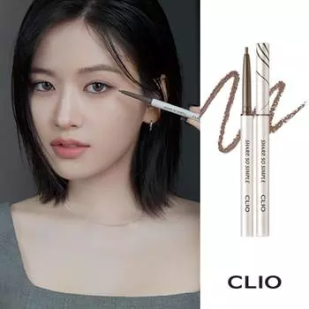 Clio Водостойкий карандаш-лайнер Sharp So Simple AD, 005 пепельно-коричневый, 1 шт.