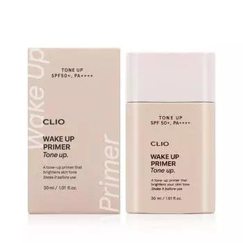 Clio Wake Up Primer Tone Up 30 мл / SPF50+ PA++++, БЕСПЛАТНО, 1 шт.