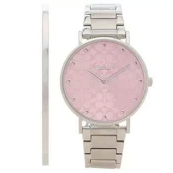 Clock Perry Quartz Pink Ladies COACH 14000093 [Coach] [Item]