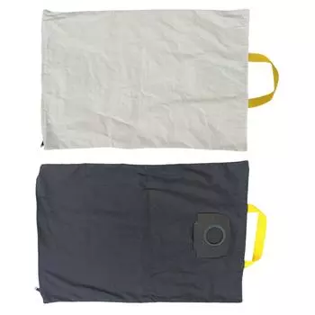 Cloth Dust Bag Lightweight Multiuse Easy to Install Practical Vacuum Cleaner Parts Washable Filter Bag for WD4 WD5 WD6 Bedroom бежевый