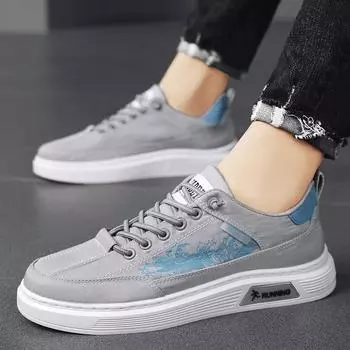 Cloth shoes men s shoes summer 2024 new men s umbrella cloth board shoes men s breathable casual low-top trendy shoes student 39